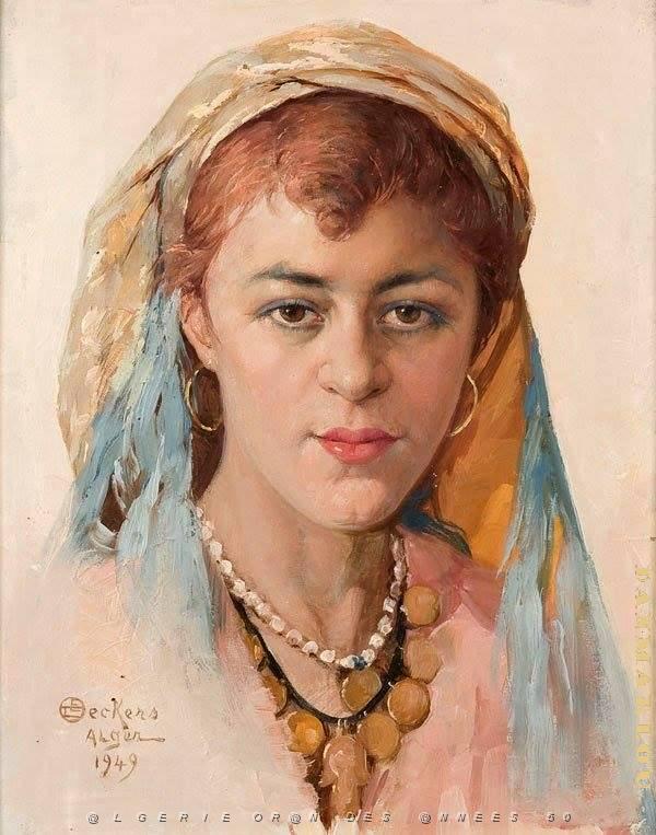 EMILE DECKERS (95).jpg - Portrait de femme 1949